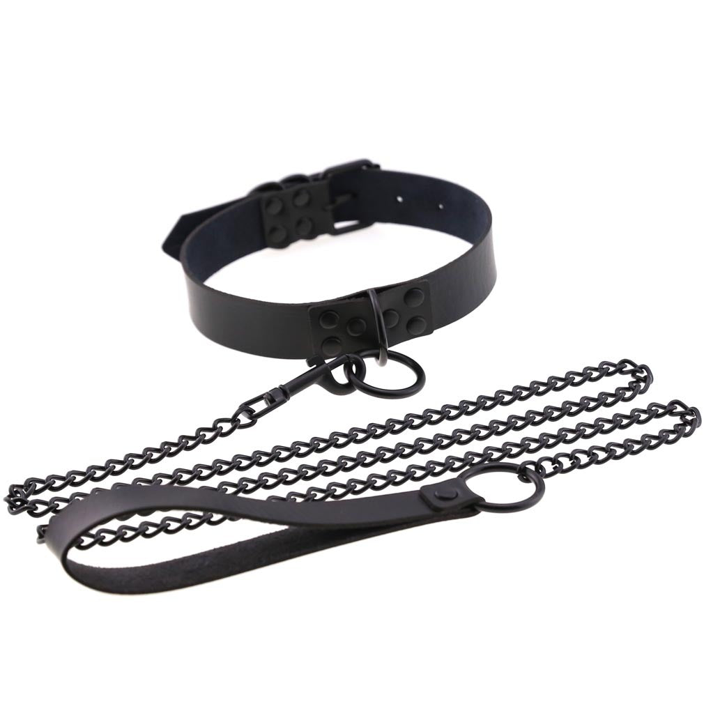 Personalized leather collar