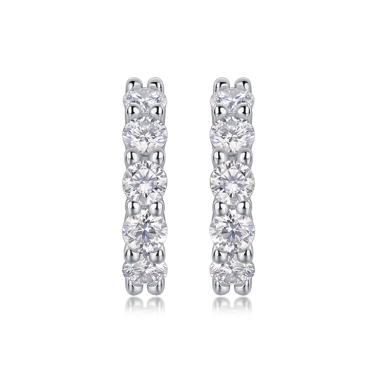 1Dawn Diamond Set With Moissanite Silver Earrings Luxury Fashion Diamond Earrings Stud Earrings Prohibit TikTok sales