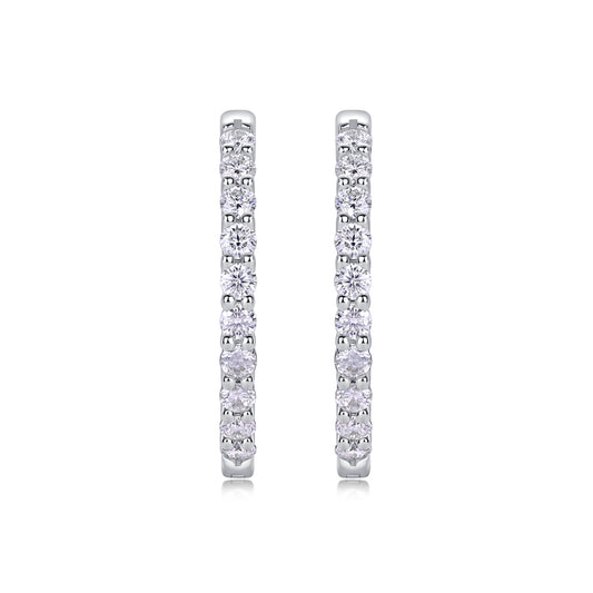 1Merman Luxury Fashion Diamond Earrings Stud Set With Mosan Diamond Silver Ornaments Prohibit TikTok sales