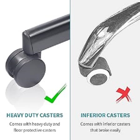 Mesh Office Chair, Ergonomic Office Chairs With Wheels, Adjustable Lumbar Support, Armrest,Headrest-Tilt High Back Desk Chair With Mute Wheel For Office, Home, Gaming