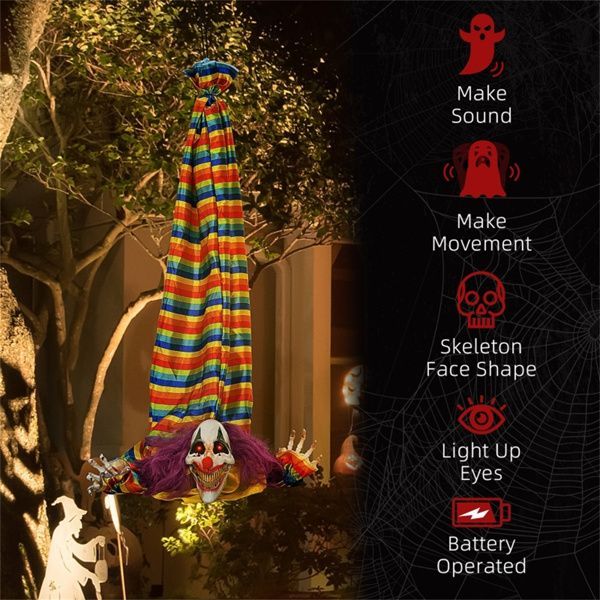 Halloween Decoration with Creepy Sound Clown
