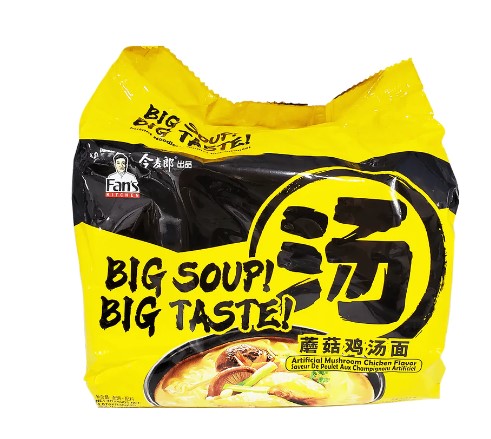 Fan's Kitchen - Big Soup - Mushroom Chicken Flavor Family Pack