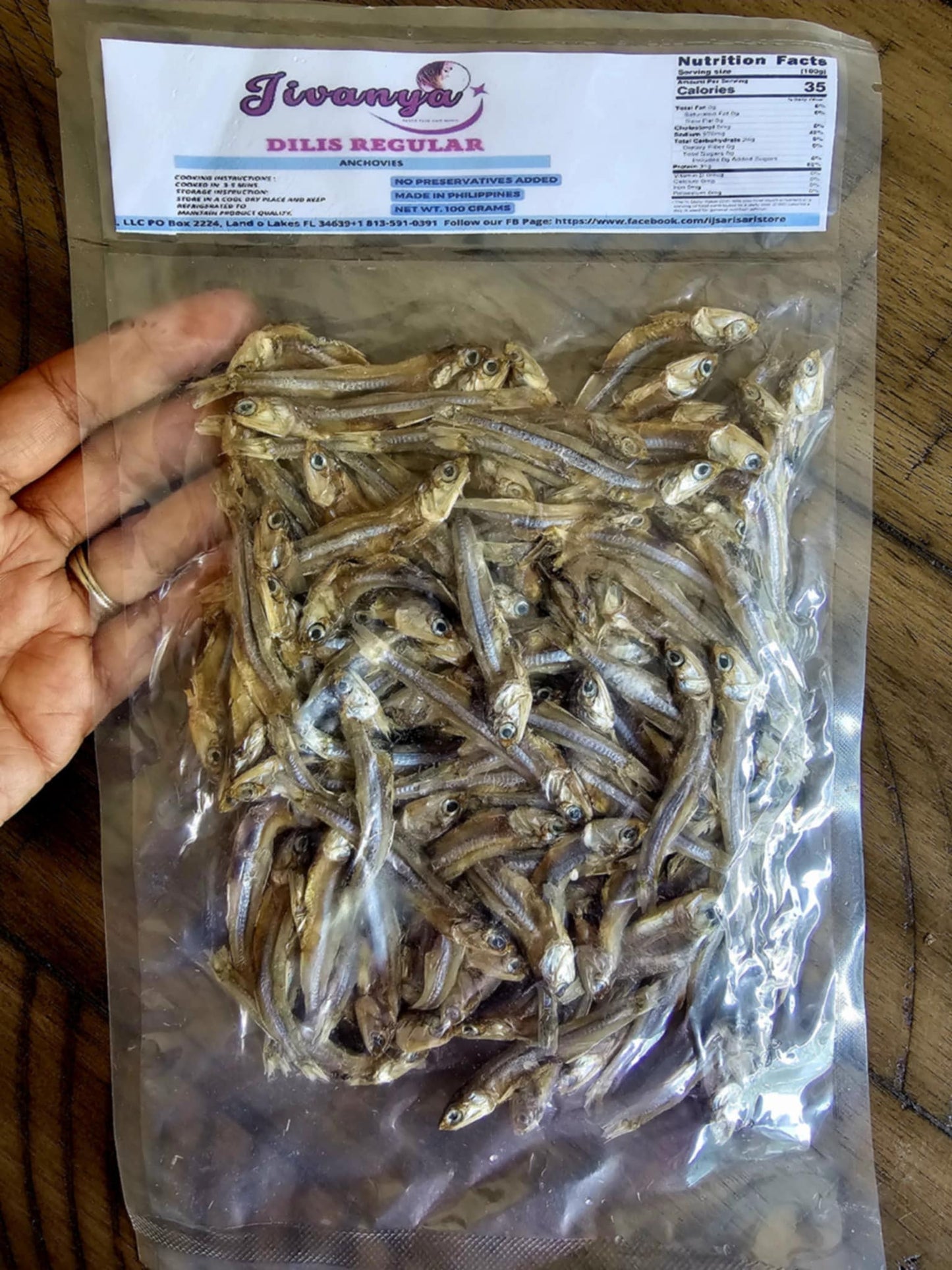 Dried Dilis Regular - 100/250 grams - 3.5/8.8 oz