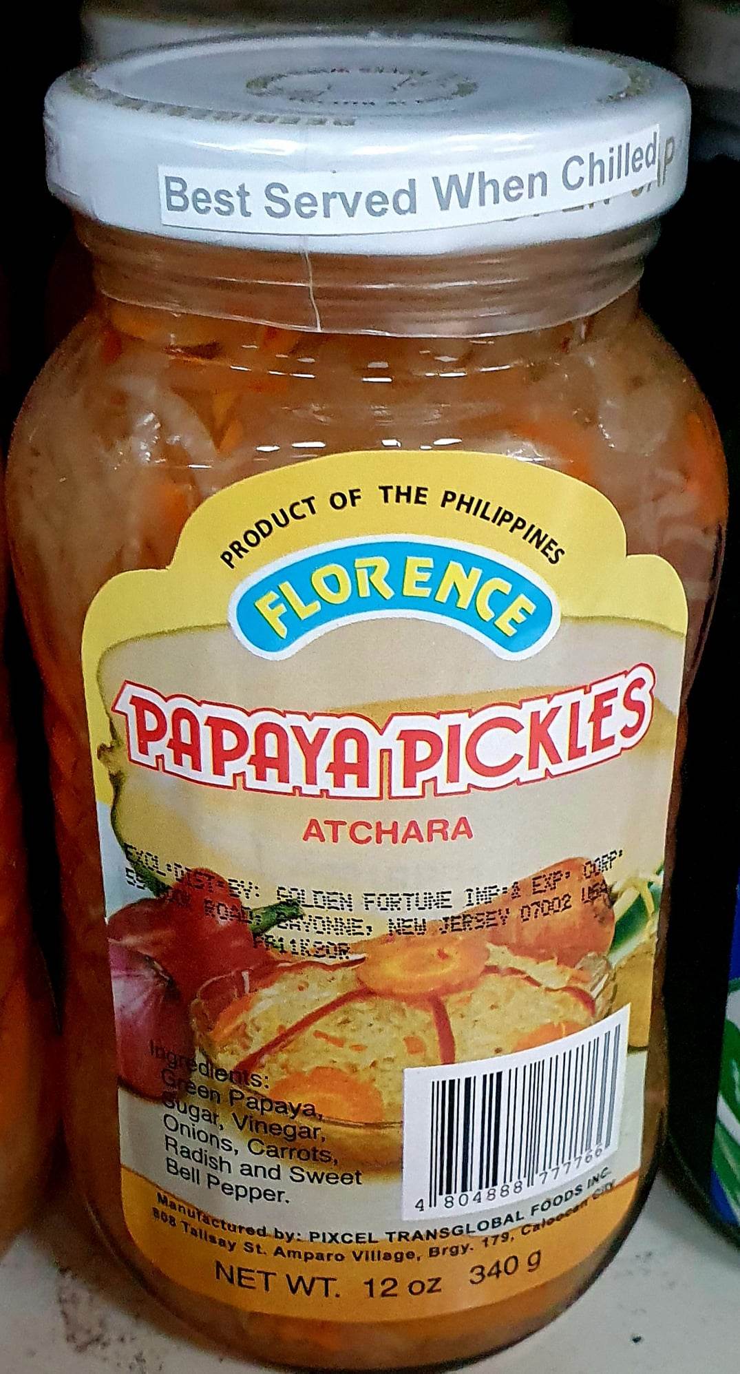 Florence Papaya Pickles