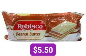 Rebisco Sandwich Peanut butter