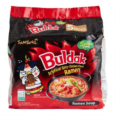 Samyang - Buldak Stew - Artificial Spicy Chicken Flavor - Ramen - 5 Packs