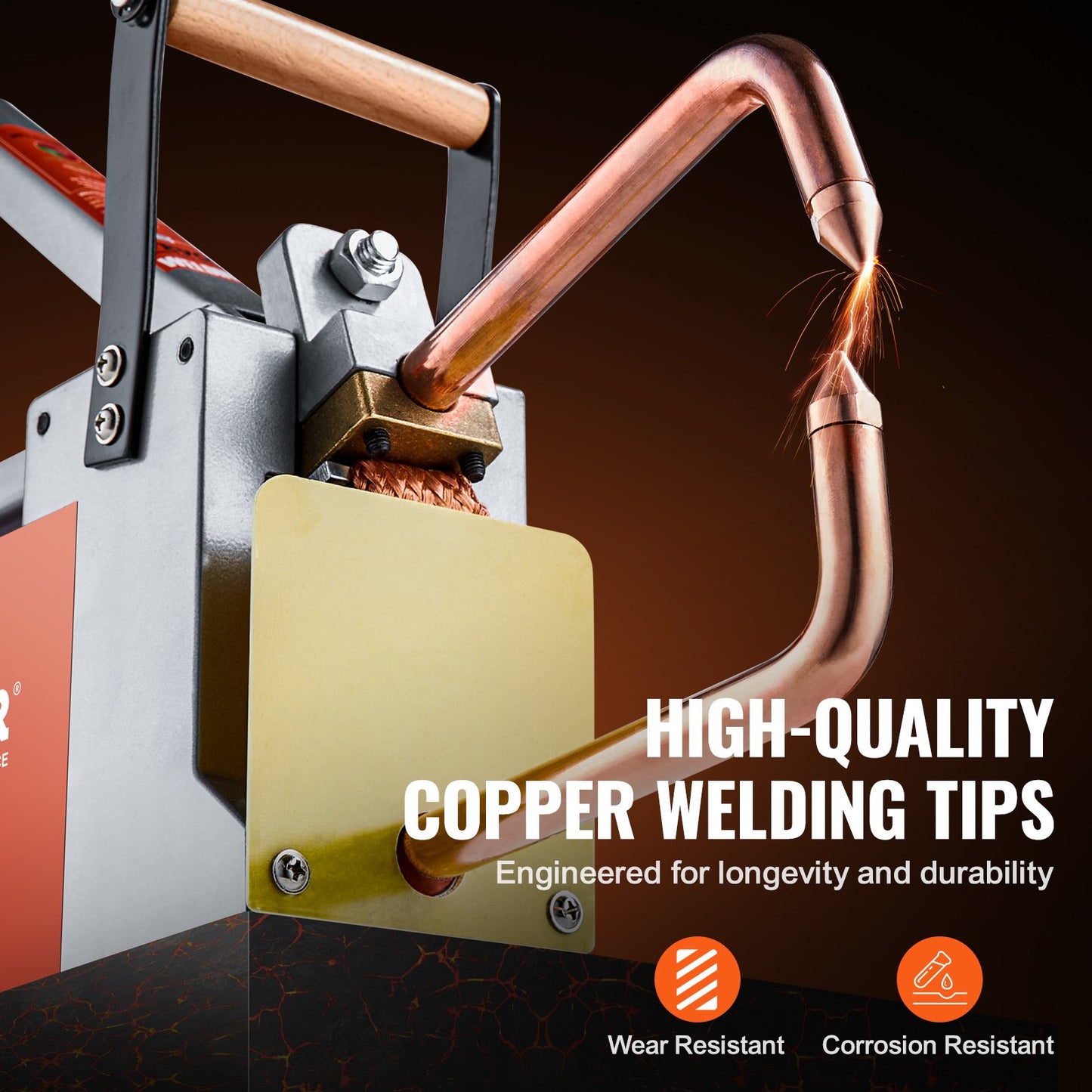 Portable Spot Welder, 1/8-inch Spot Welder Machine With 1.5KVA Input Capacity, Handheld Welding Tip Gun, Metal Sheet Spot Welding Machine For Steel Plates
