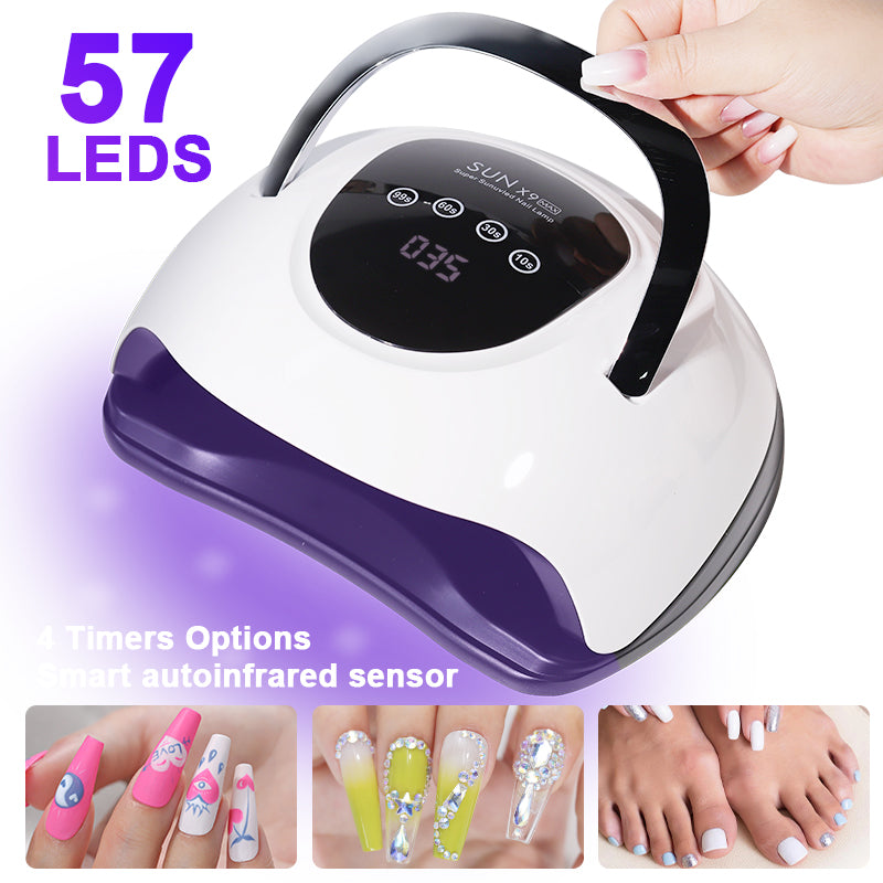 UV Nail Lamp, Dryer Light For Nails With 4 Timers LED Lamp Gel Polish Kit Gel Uv Light For Nails Professional Art Tools Automatic Sensor