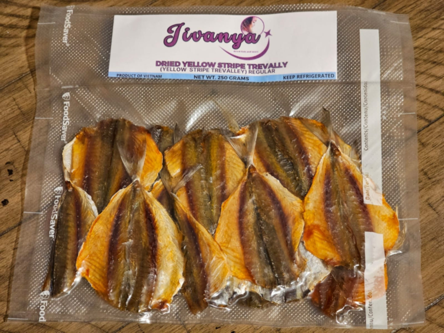Jivanya Dried Yellow Stripe Trevally (Spicy/Non-Spicy)