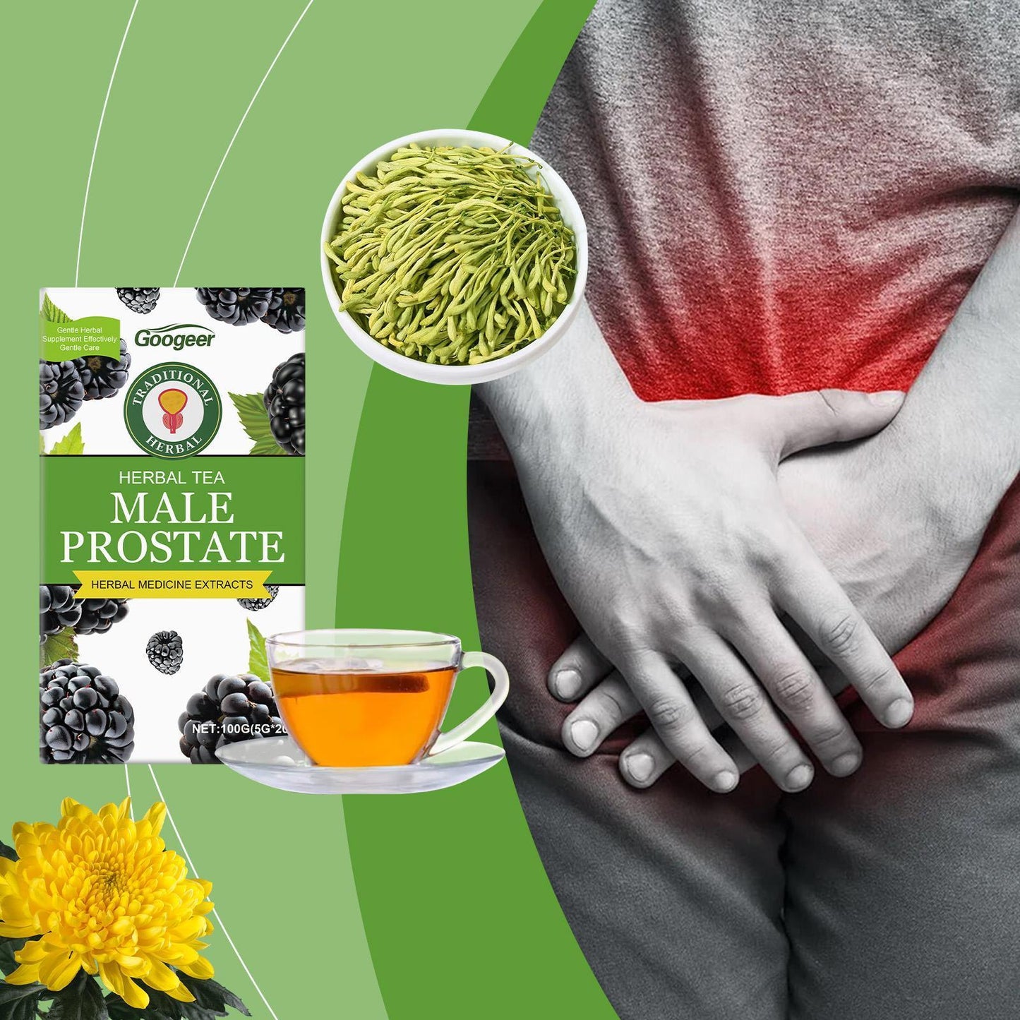 GUGOL Male Prostate Herbal Tea Body Care