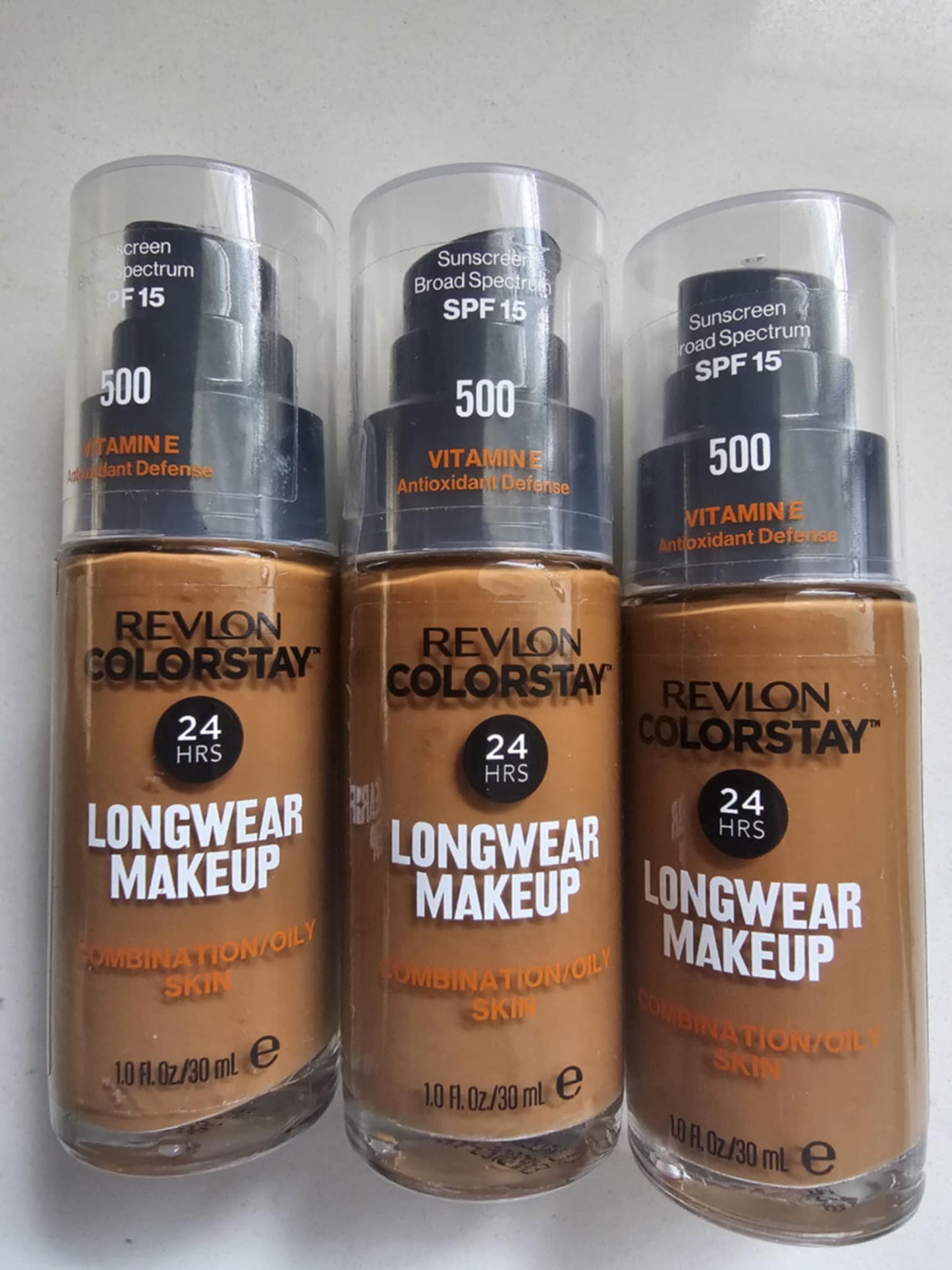 Colorstay 24hrs Longwear Makeup for Combination/Oily Skin 3pcs