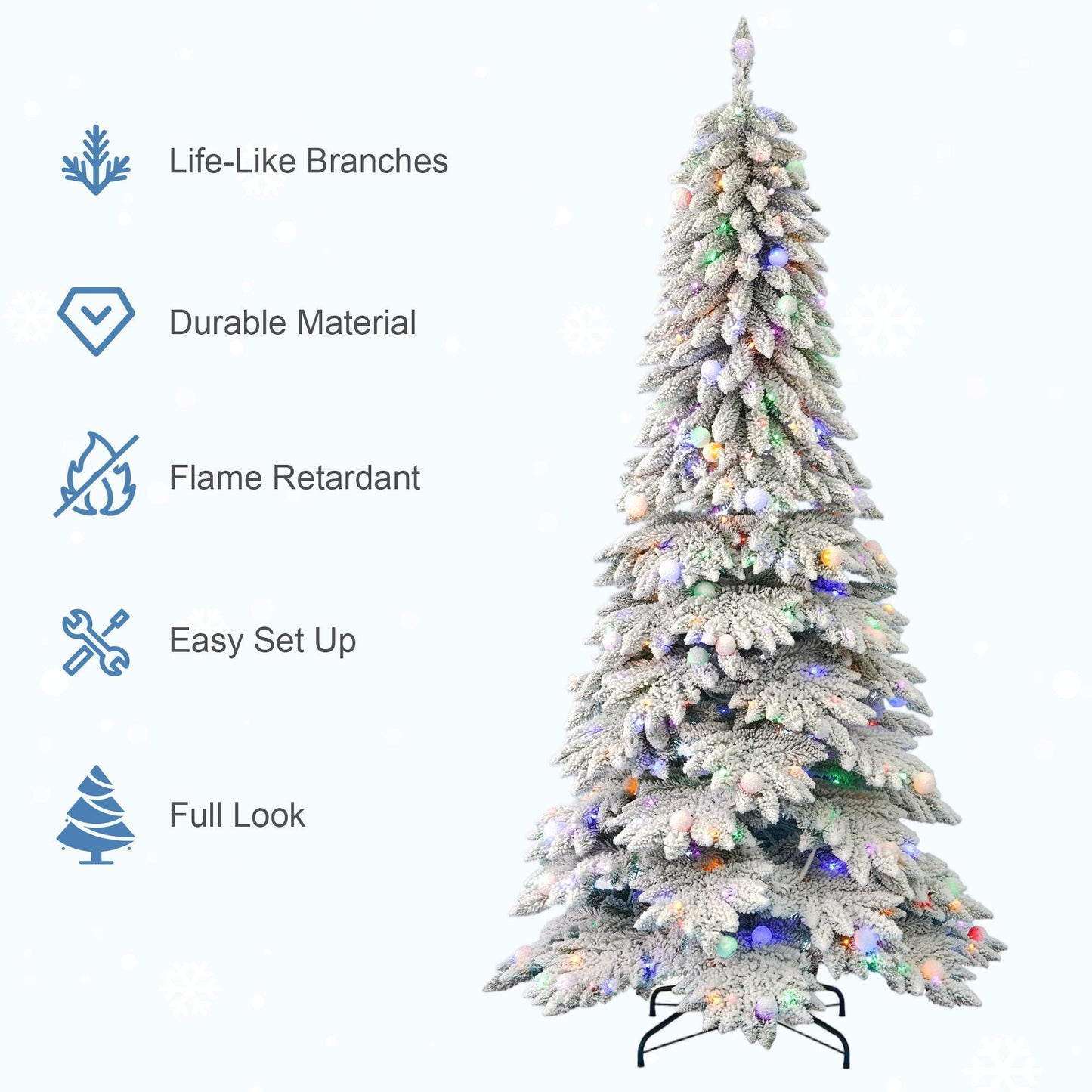 Illuminated Christmas Tree For Home Living Room Festive Decoration, Christmas Gifts And Ornaments, Perfect For Christmas Scene Setup