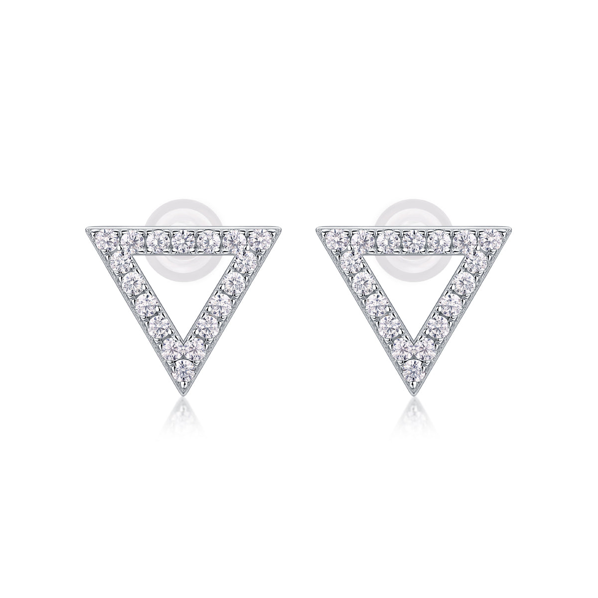 1Unique Diamond Set With Moissanite Silver Earrings Luxury Fashion Diamond Earrings Stud Earrings Prohibit TikTok sales