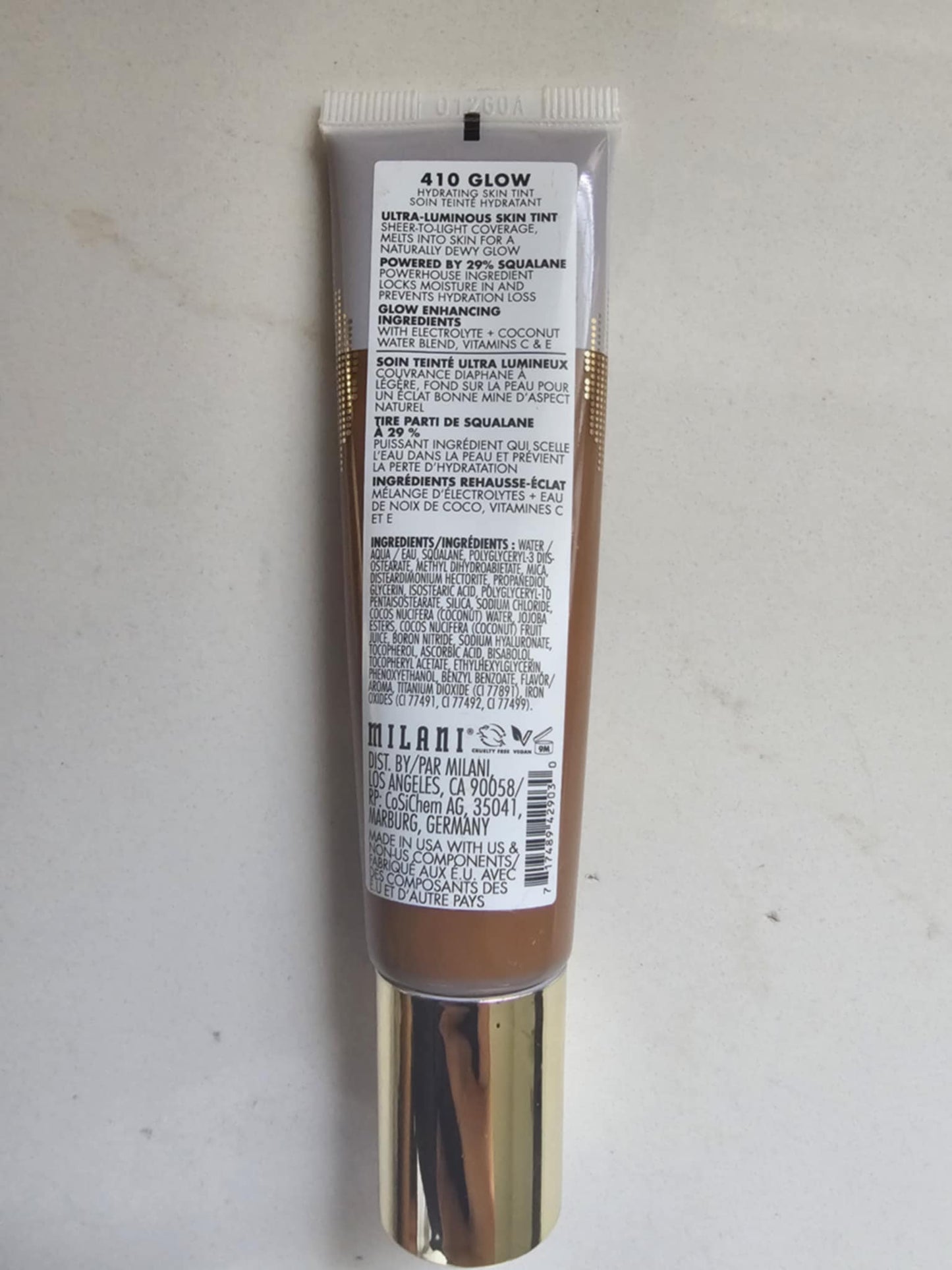 Glow Hydrating Skin Tint in shade 410 Dark to Deep