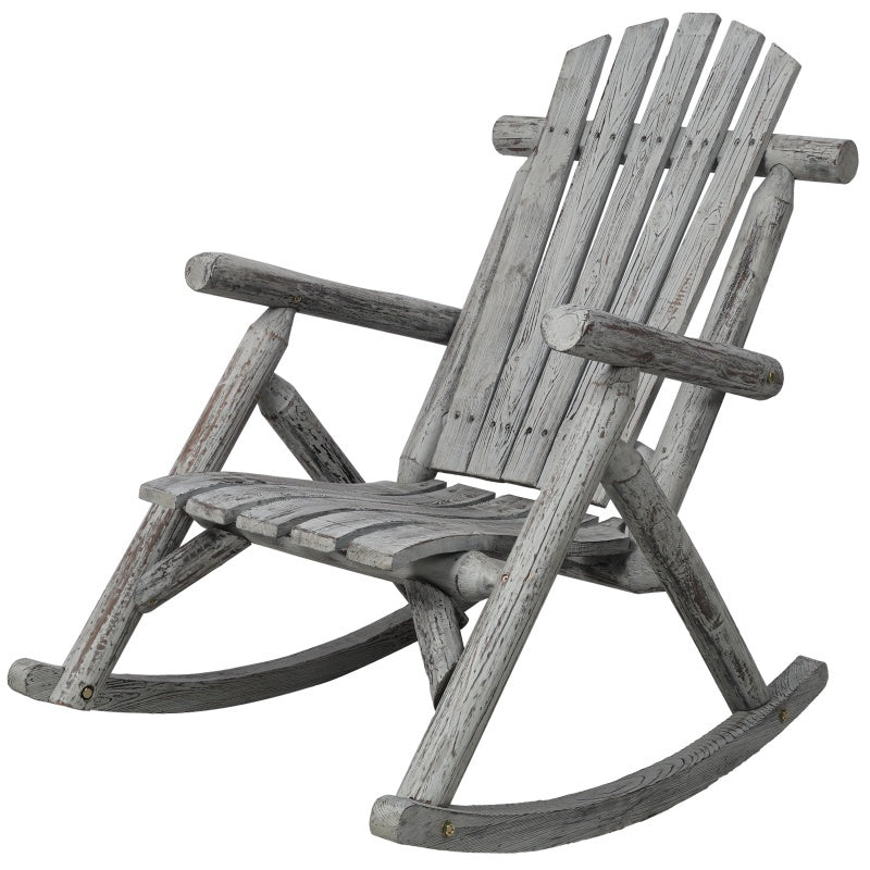 Wooden Porch Rocking Chair, Durable Wooden Porch Rocking Chair, Cedar Rocking Chair