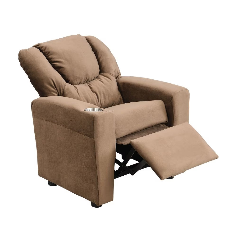 Upholstered Couch With One Cup Holder