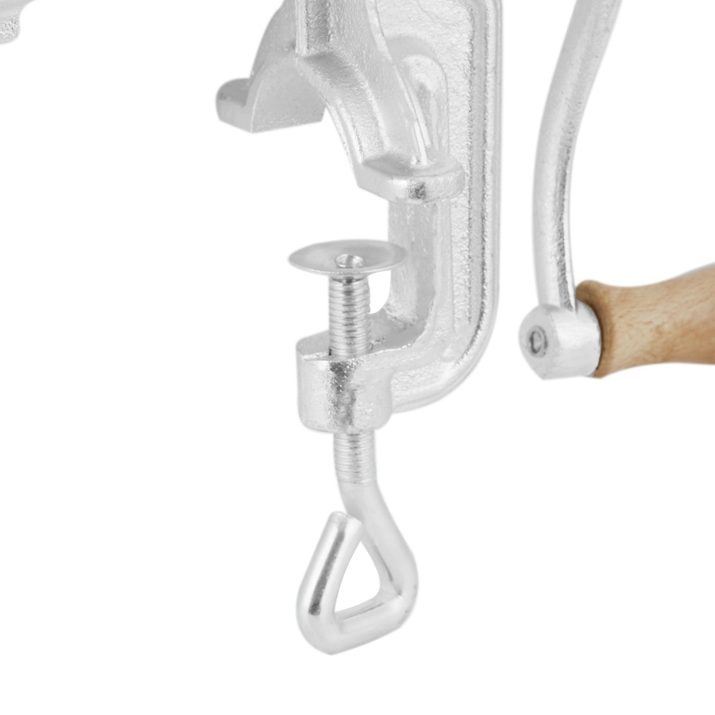 Manual Meat Grinder, Heavy Duty Cast Iron Hand Meat Grinder With Steel Table Clamp, Meat Mincer Sausage Maker With 1 Cutting Blade, 2 Cutting Plates, 3 Sausage Tubes For Beef Pepper Mushroom