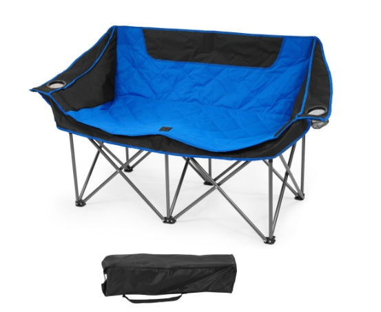 Only Supports Self Pickup  Outdoor Camping Chair, Oversized Recliner With Armrests, Cup Holder And Carrying Bag, Outdoor Heavy Duty Folding Chair