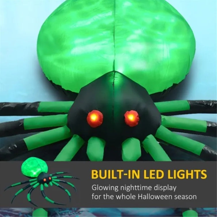Halloween Decoration Spider with LED Lights