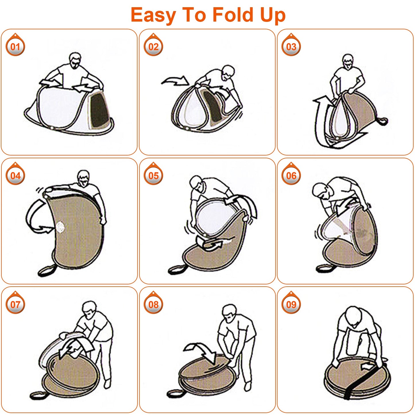 1Pc 5-8 Person Tent Automatic Setup Camping Tent Waterproof Instant Setup Tent With 4 Mosquito Net Windows Carrying Bag For Hiking Climbing Adventure Fishing