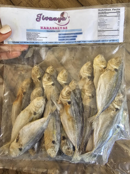 Dried Karabalyas - Yellowtail Scad - 100/250g - 3.5/8.8oz