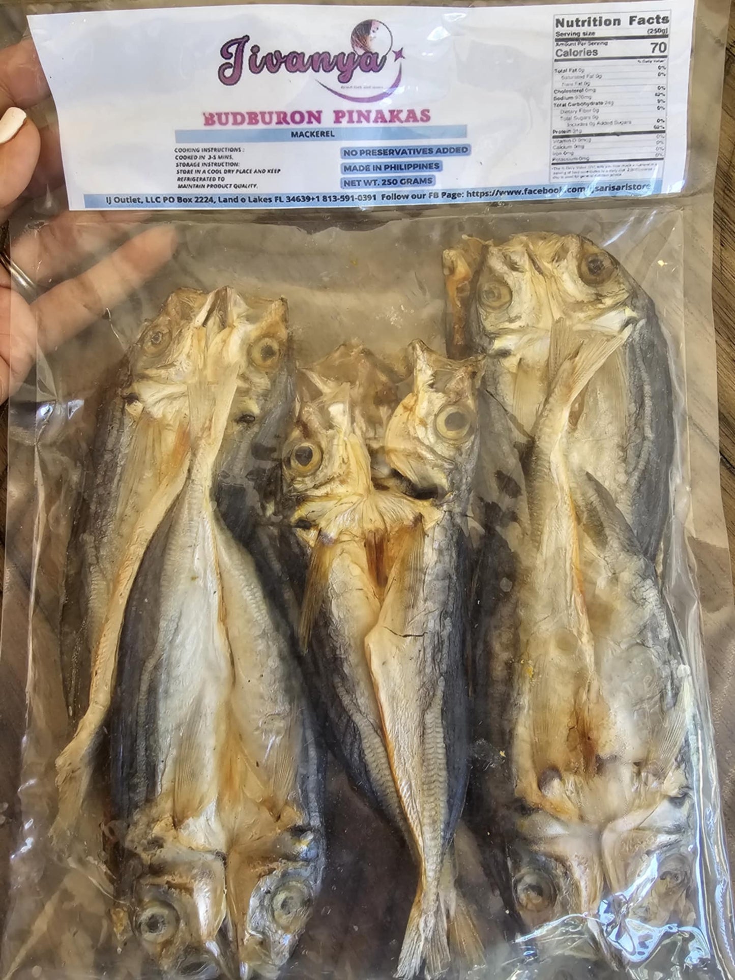 Dried Budburon Pinakas - Mackerel - 100/250 grams - 3.5/8.8 oz