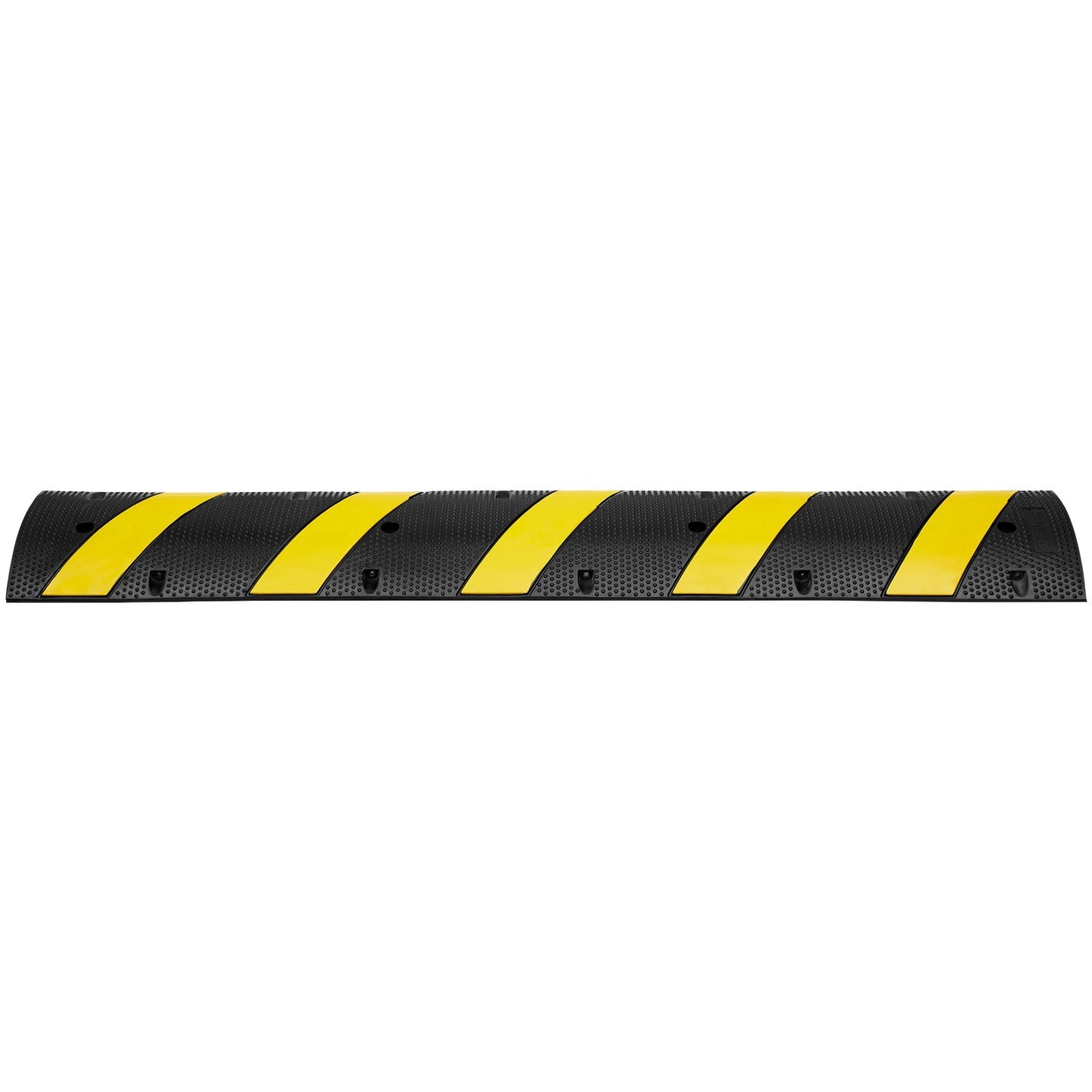 VEVOR 72'' Rubber Speed Bump 2 Channel 22000 Lbs Load Heavy Duty Speed Hump