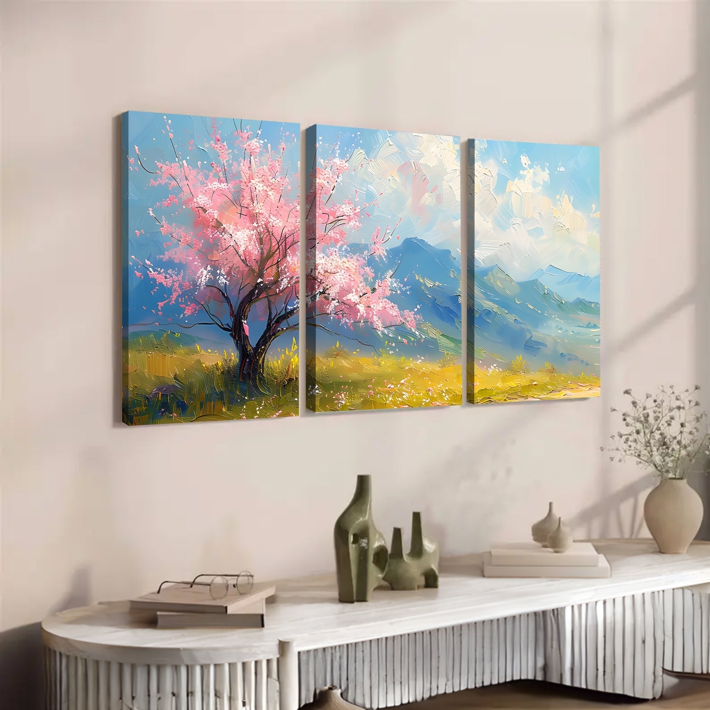 POD Customization - Modern Art Trilogy -Living Room Decoration