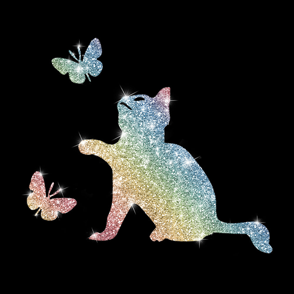 Cartoon Shiny African Woman Automobile Sticker