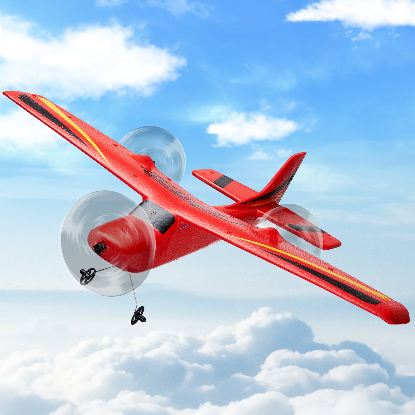 RC Airplane EPP Foam RC Plane Toy With 2.4 GHz Remote Control 2 Batteries