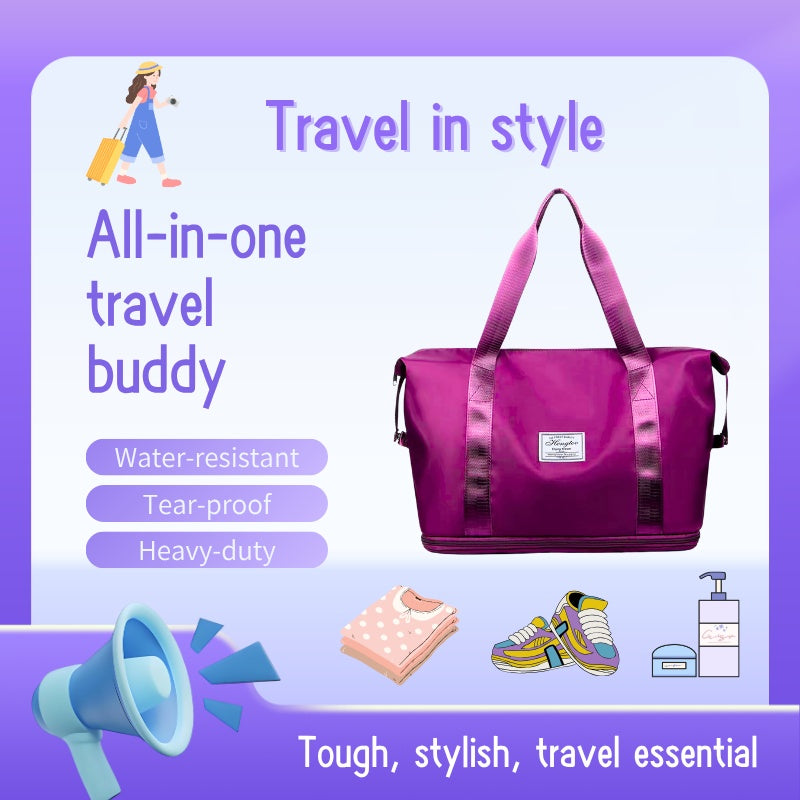 Rainproof, Portable, Wear-resistant, Large-capacity Beach Bag Travel Bag