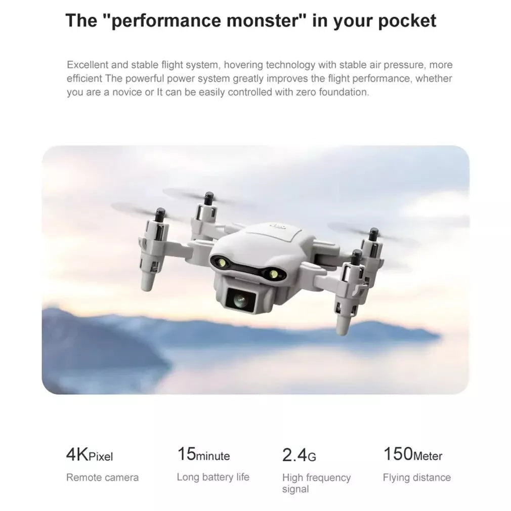 V9 Mini Drone For Kids Adults 720P HD FPV Camera, Foldable RC Quadcopter For Boys Girls With Altitude Hold, Headless Mode,