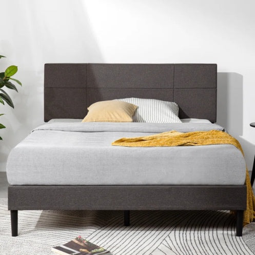 Denna UPH STD Bed Dark Grey QUEEN