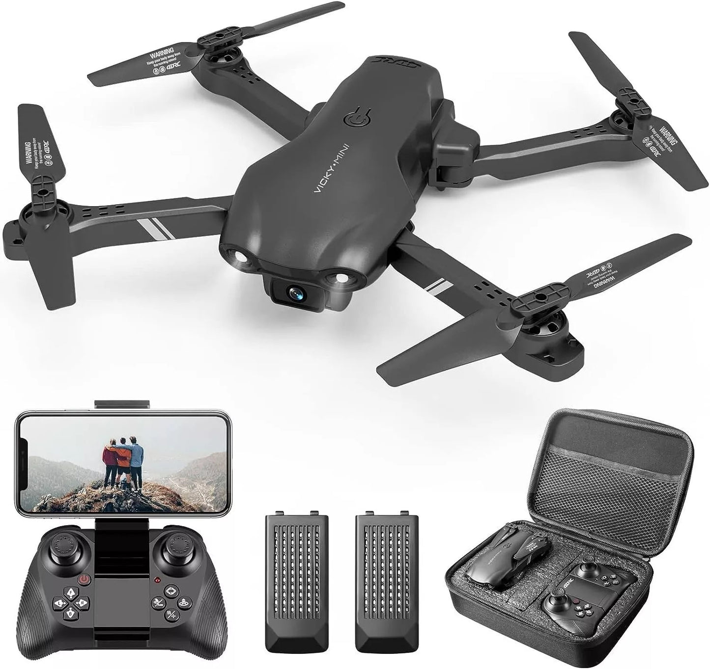 V13 RC Drone 6K HD Dual Camera WiFi FPV Foldable Quadcopter Camera Drone, 2 Battery. Logistics Is Randomly Sent By UPS,USPS,FEDEX
