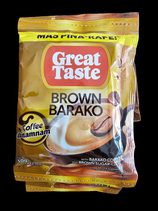 Great Taste Brown Barako 30 grams x 10 packs