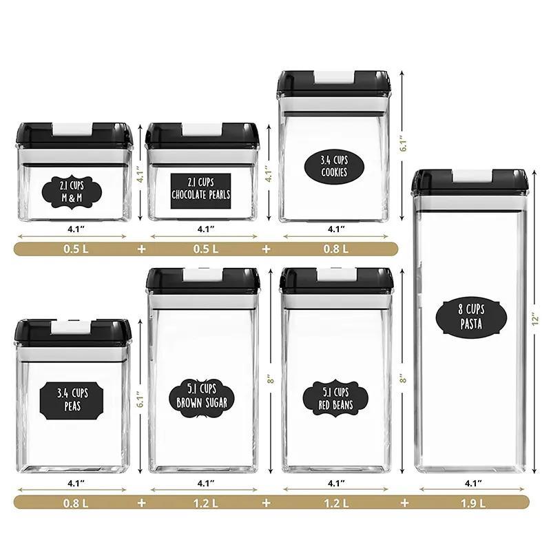 7-piece Set Of Food Containers