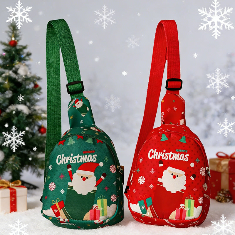 Christmas Santa Handheld Gift Bag - Festive Waterproof Gift Wrap For Holiday Presents, Perfect For Christmas Eve Apple Gift Boxes & Small Gifts