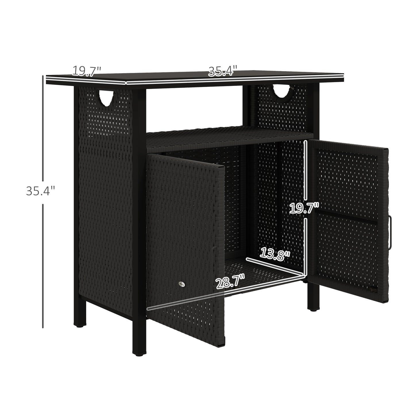 Outdoor Pool Towel Storage Cabinet Organizer