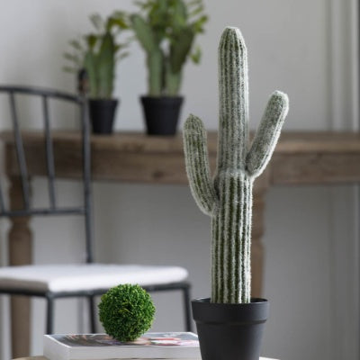 Mini Faux Potted Boxwood Topiaries