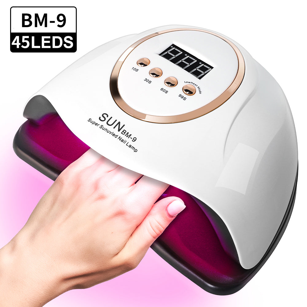 UV LED Nail Lamp, Professional Nail Dryer For Gel Polish Curing - 4 Timer Settings, Fast Drying For Fingers And Toes, Home Salon Manicure Light