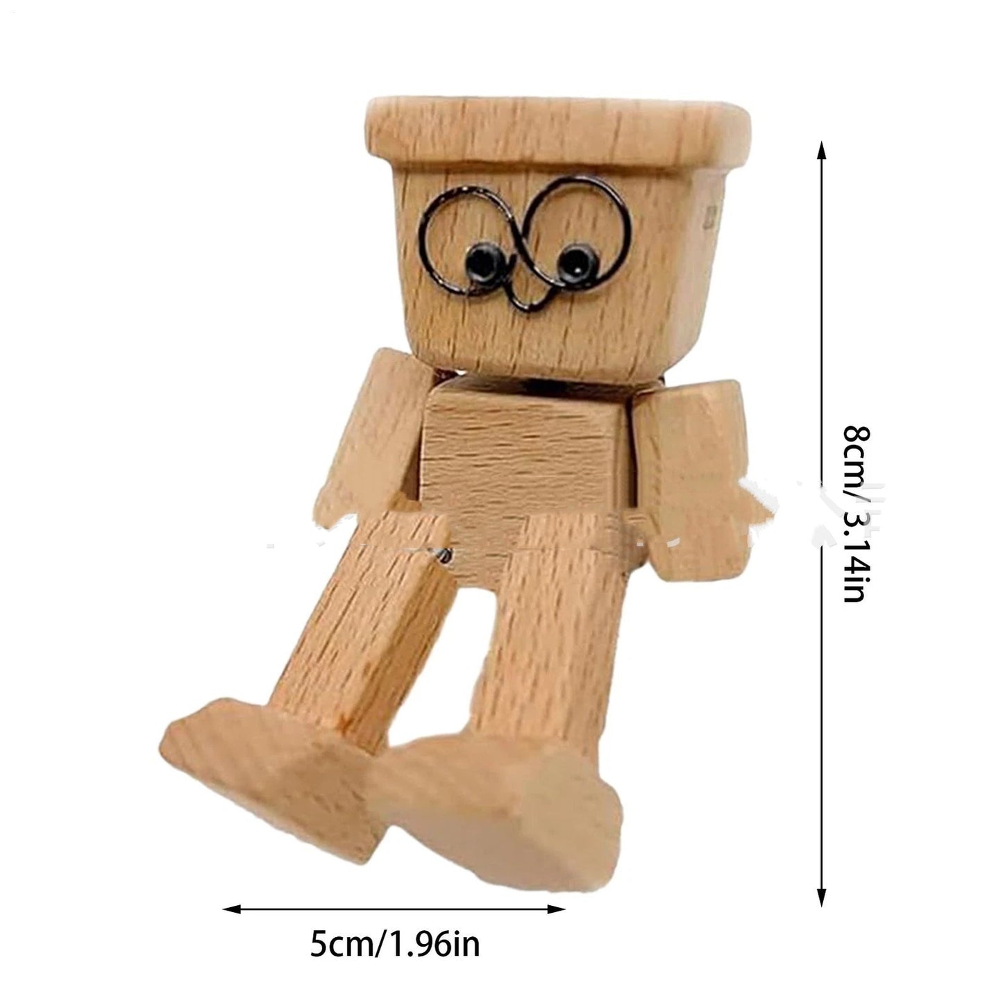 Handmade Puppet Decoration With Shaking Feet