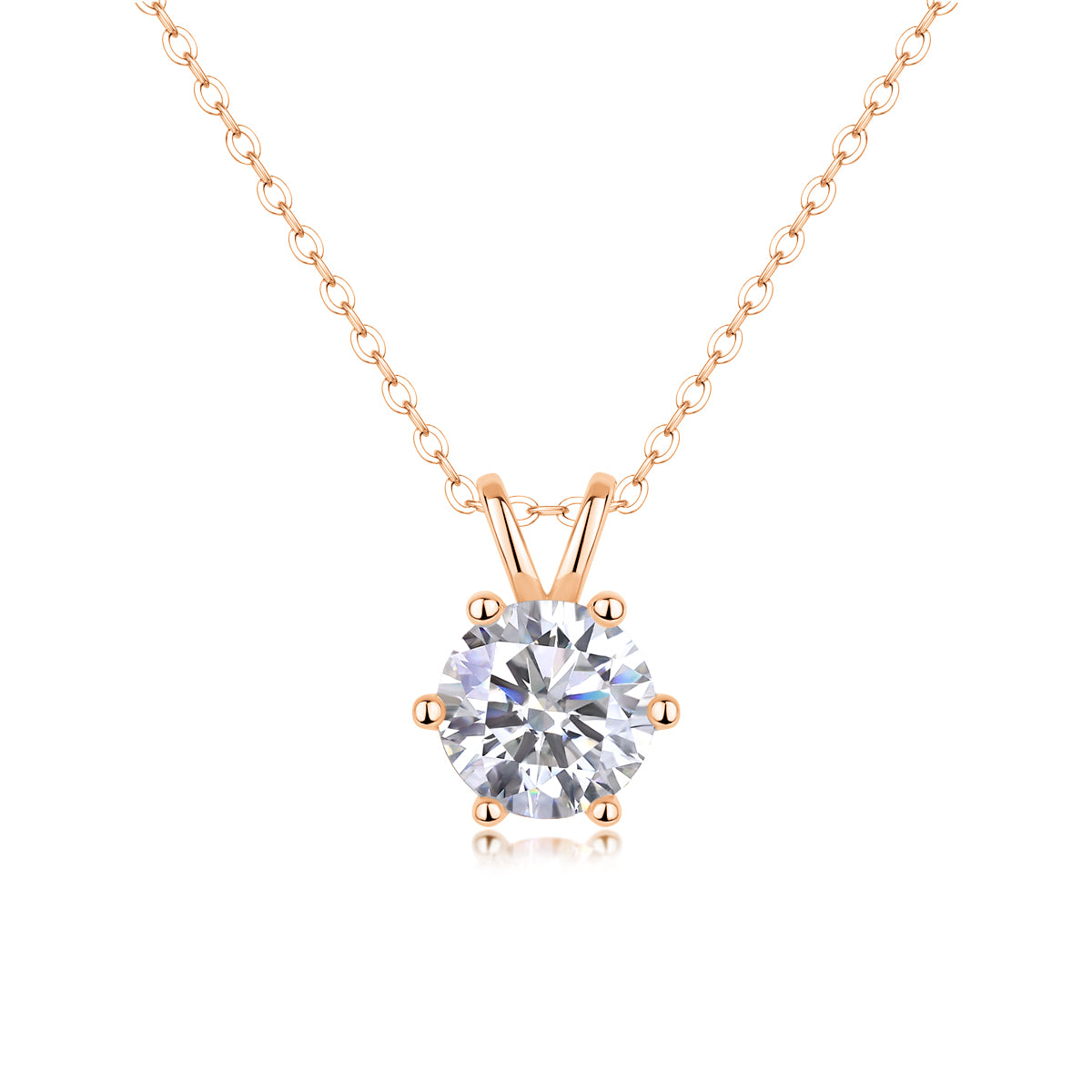 Romantic Mark - A Fashionable And Luxurious Diamond Jewelry Pendant Set With 2-carat Moissanite S925 Sterling Silver