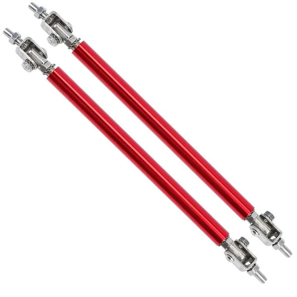 2Pcs Splitter Rod Front Bumper Lip Rod Strut Adjustable Lip