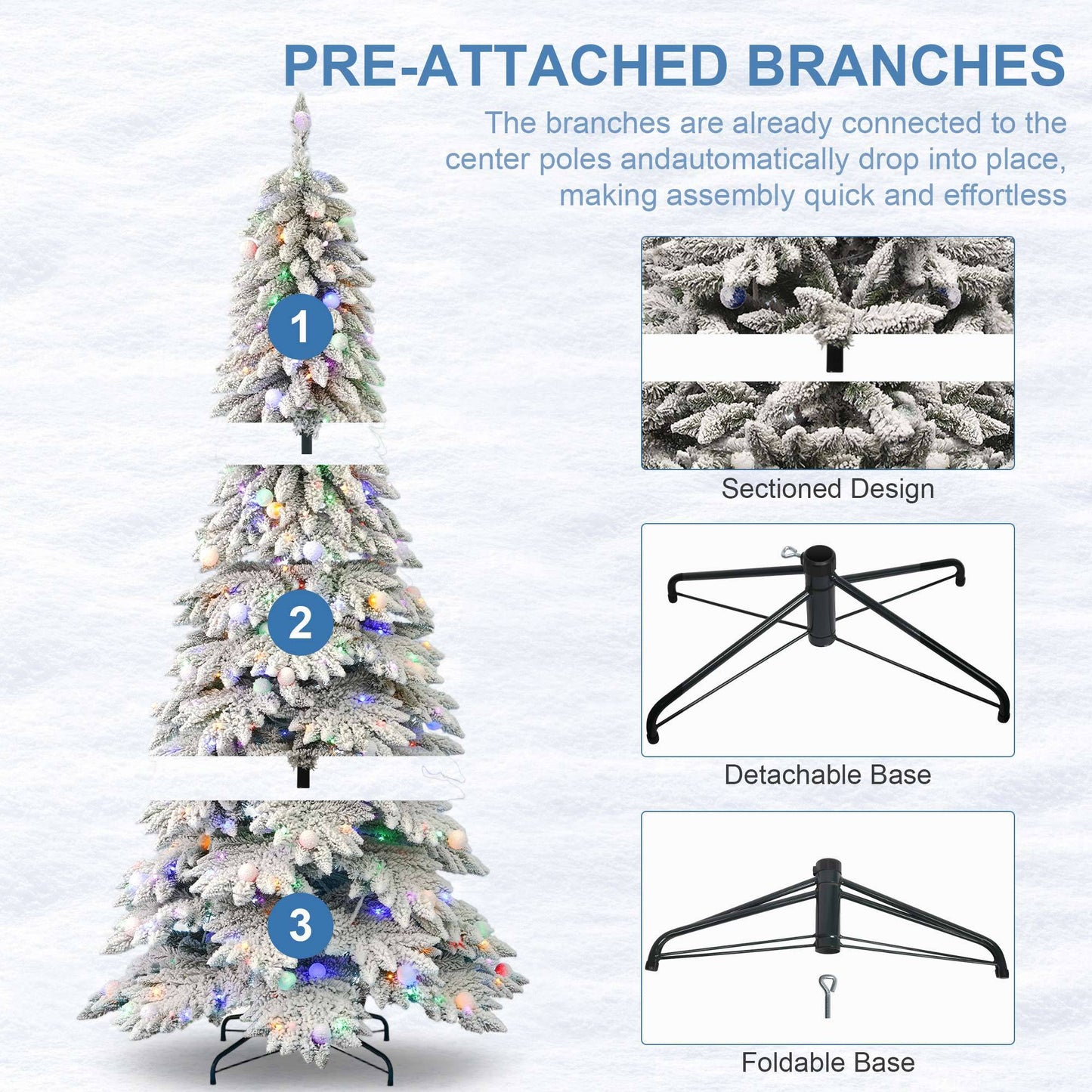 Illuminated Christmas Tree For Home Living Room Festive Decoration, Christmas Gifts And Ornaments, Perfect For Christmas Scene Setup