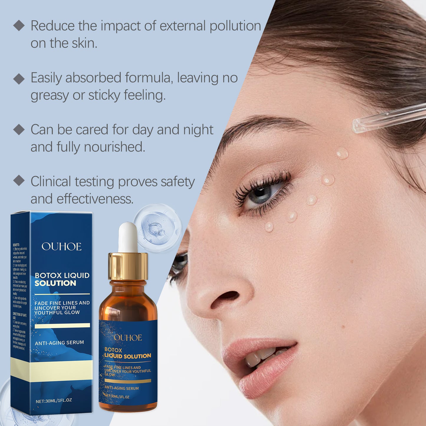 Soft Skin Brightening Facial Skin Moisturizing, Hydrating And Firming Skin Care Essence