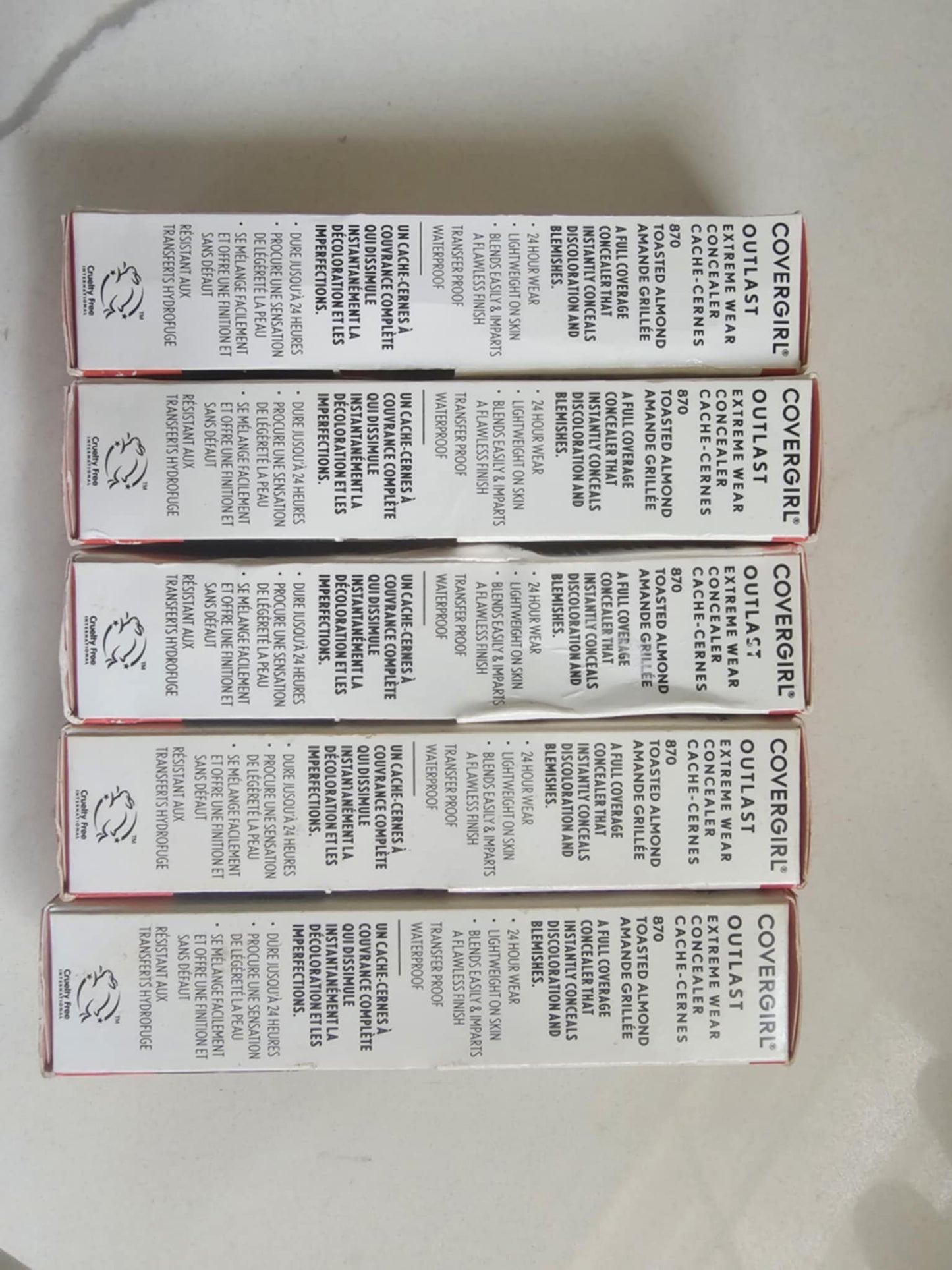 Outlast Extreme Wear Concealer 5pcs