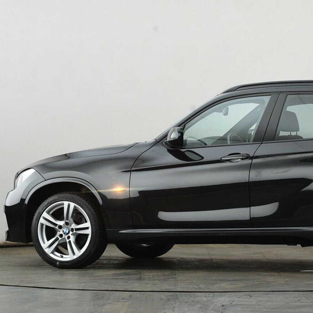 2 Smoke LED Side Marker Turn Signal Light Replacement For BMW E90 E91 E93