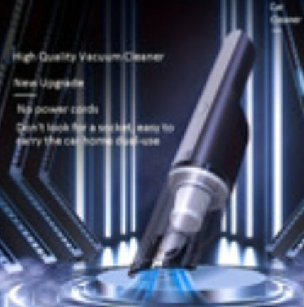 White Wireless Automobile Folding Vacuum Cleaner Hand-held High-power Strong Suction Vacuum Cleaner