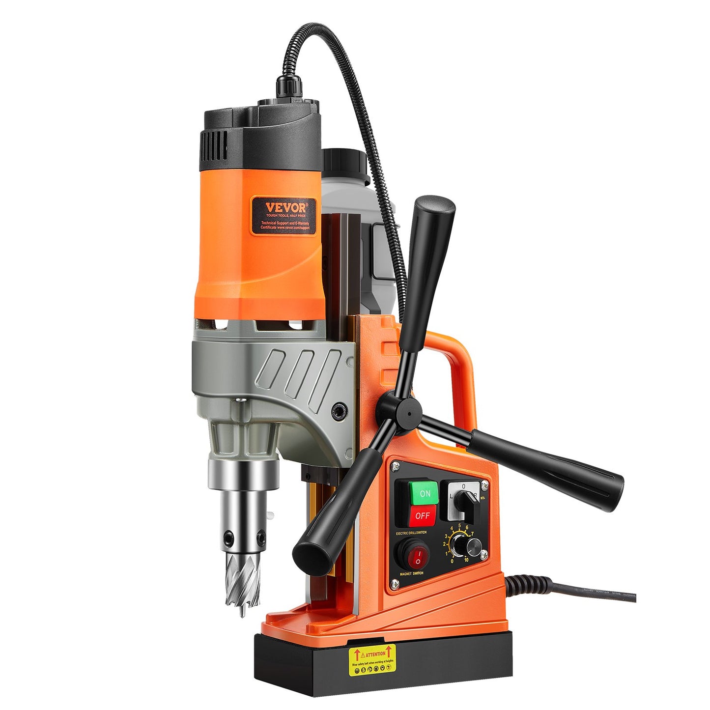 Magnetic Drill 1450W 12500N Portable Mag Drill Press 800RPM