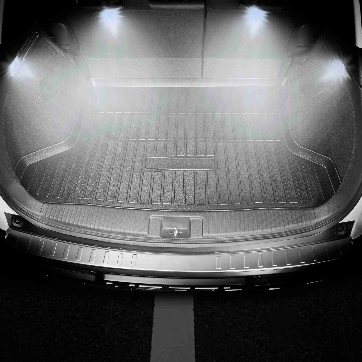 10Pcs 12V T10 LED Light Bulb Wedge Base Interior Dome Map LED Lights License Plate Trunk Side Positioning Lights 6000K White